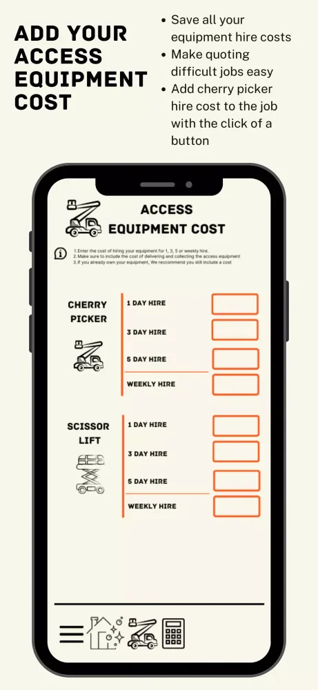 Captures d'écran de Pressure Washing Calculator
