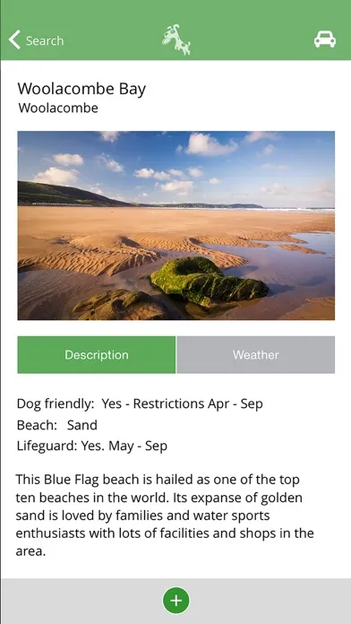 Captures d'écran de The Dog Spot Beach Guide