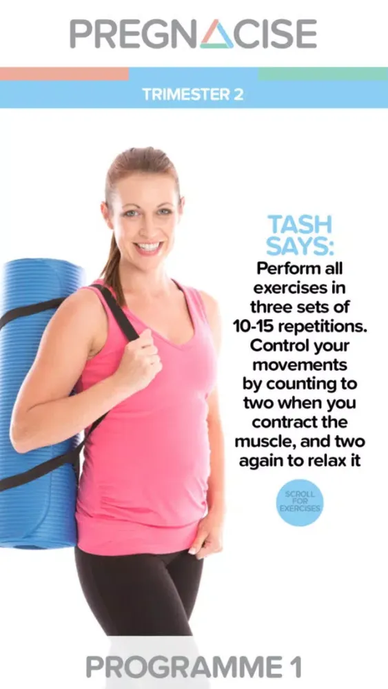 Скриншоты Pregnacise - Pregnancy Exercise App - Stay Fit & Healthy While Pregnant