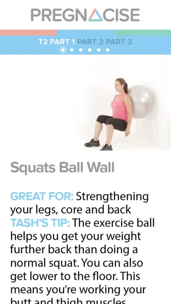 Скриншоты Pregnacise - Pregnancy Exercise App - Stay Fit & Healthy While Pregnant