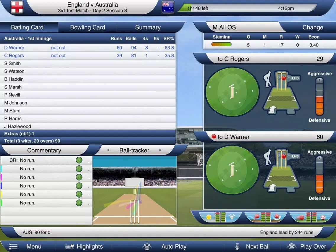 Cricket Captain 2015 iPad  스크린샷