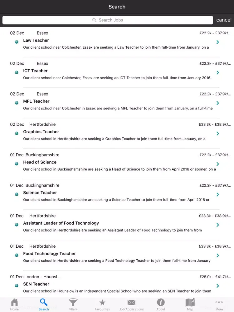 REd Teachers -Teaching & Education Jobs iPad  Ekran Görüntüleri