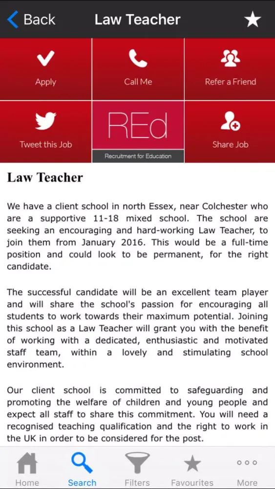 REd Teachers -Teaching & Education Jobs Ekran Görüntüleri