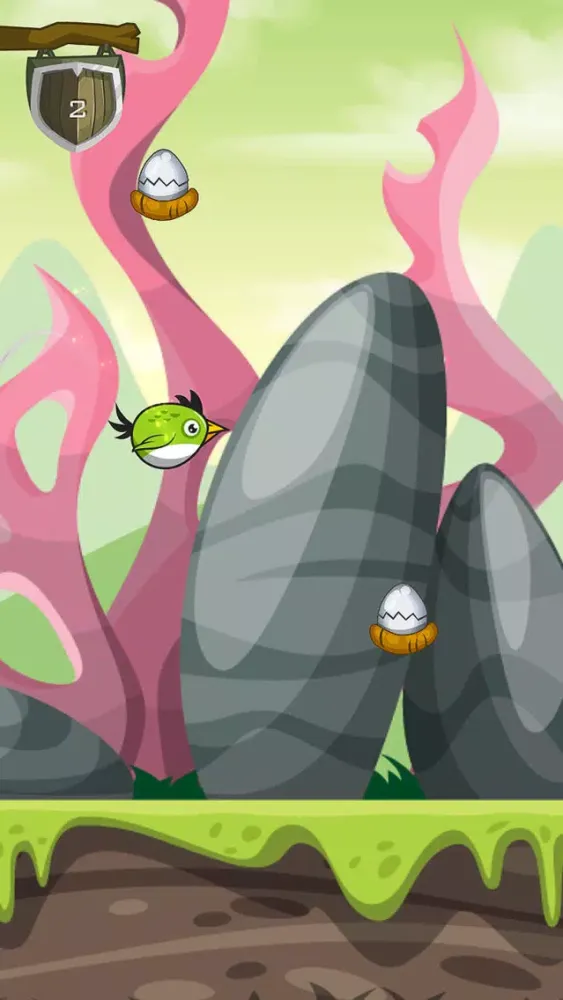 Ảnh chụp màn hình của Egg Bird - Arcade Game