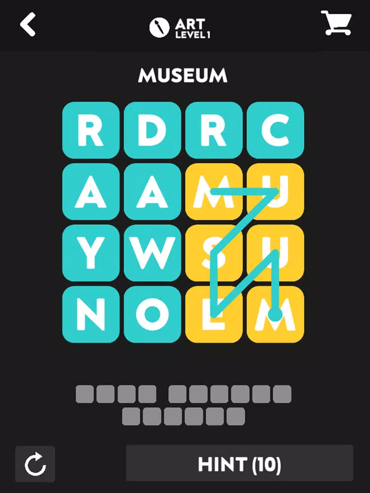 WORD LINES - Hidden Words Game iPad  Screenshots