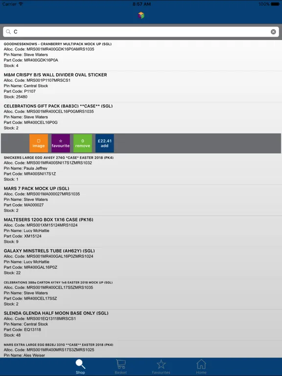 Tangkapan skrin Enterprise Go iPad 