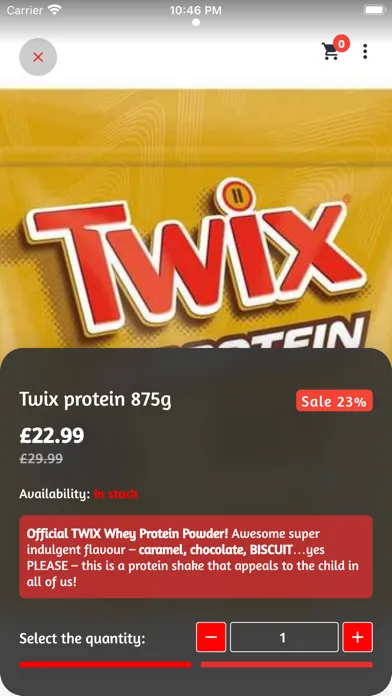 Zrzuty ekranu Midlands Supplements