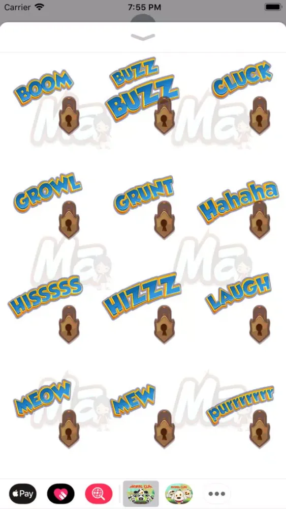 Animal Clan Cow Stickers Screenshots