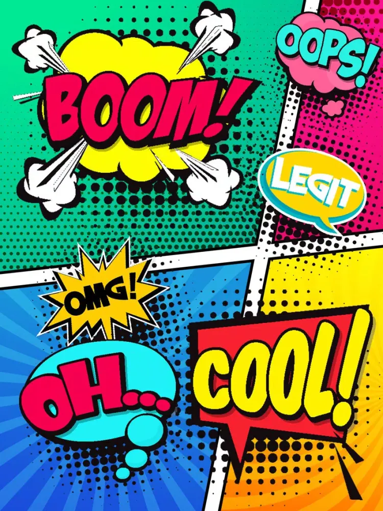 Скриншоты Comic Words Stickers iPad 