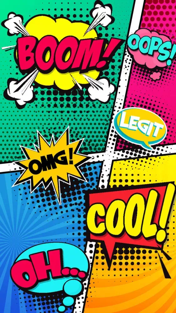 Скриншоты Comic Words Stickers