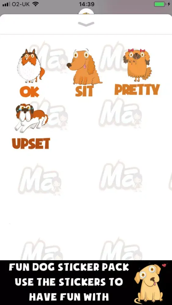 ภาพหน้าจอของ My Dog Stickers