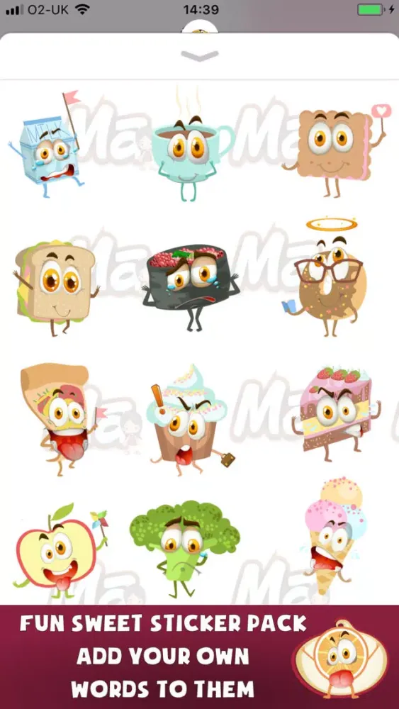 Sweet Sweety Stickers سکرین شاٹس