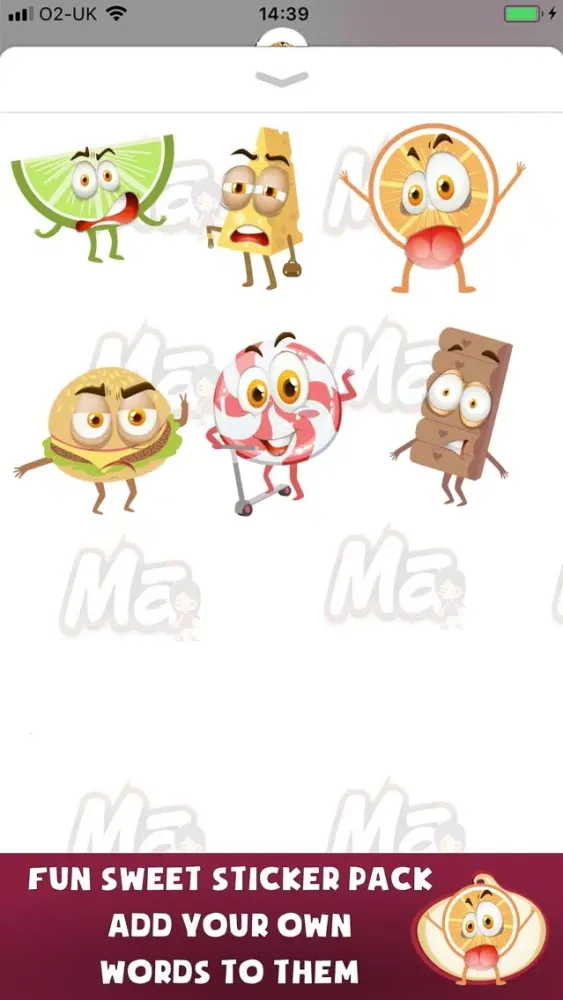 Sweet Sweety Stickers سکرین شاٹس