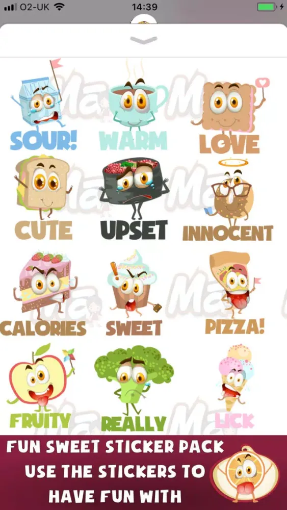 Sweet Sweety Stickers سکرین شاٹس