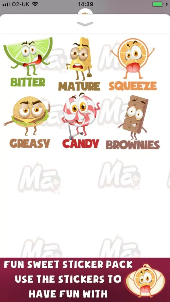 Sweet Sweety Stickers سکرین شاٹس