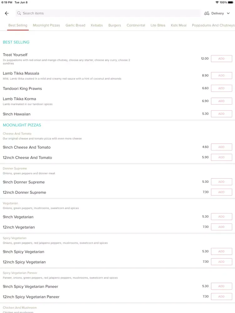 Ảnh chụp màn hình của Moonlight Claycross iPad 