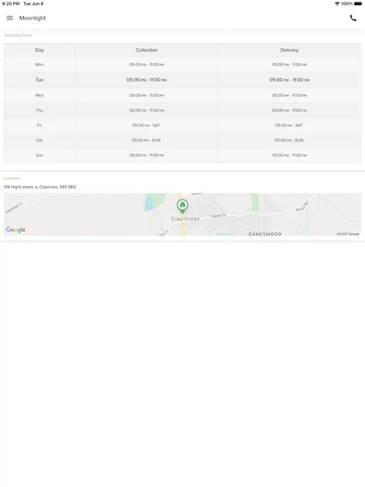 Ảnh chụp màn hình của Moonlight Claycross iPad 
