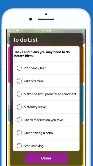 Captures d'écran de Pregnancy Tracker Your Journey