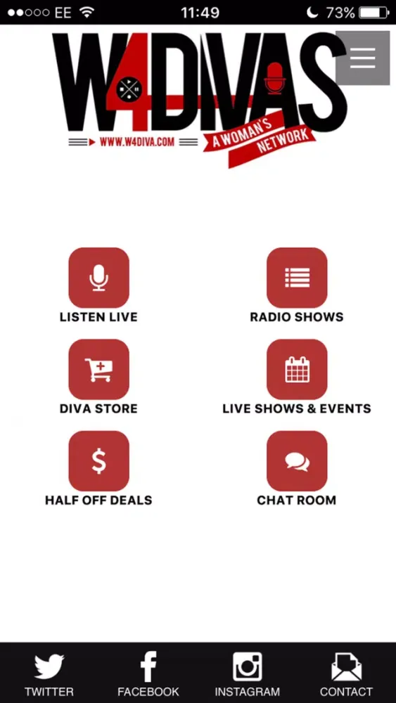 Zrzuty ekranu W4DIVAS Woman's Network