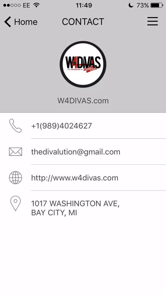 Tangkapan skrin W4DIVAS Woman's Network