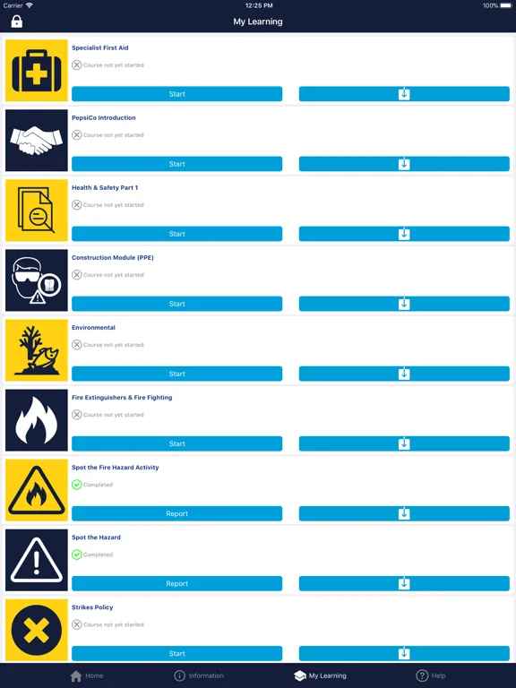 ภาพหน้าจอของ Safeguard (Health & Safety) iPad 