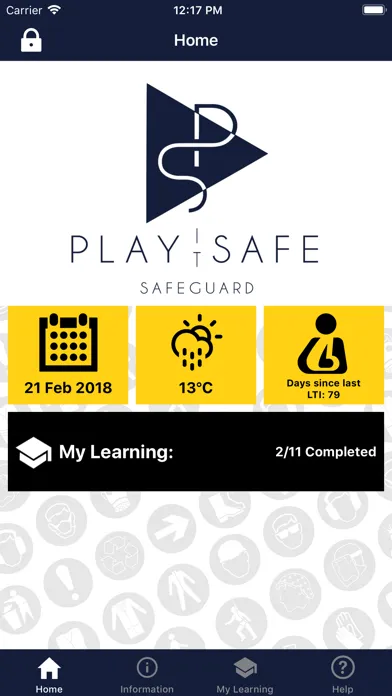 ภาพหน้าจอของ Safeguard (Health & Safety)