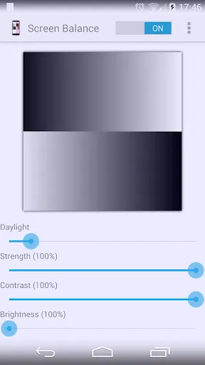 Screenshot di Screen Balance