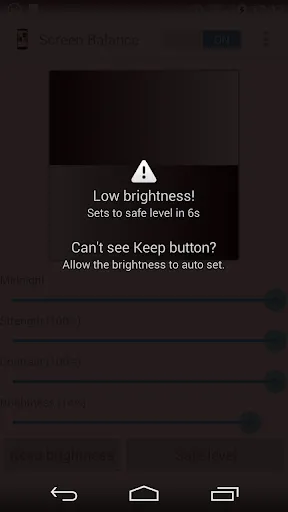 Screenshot di Screen Balance