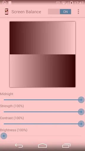 Screenshot di Screen Balance