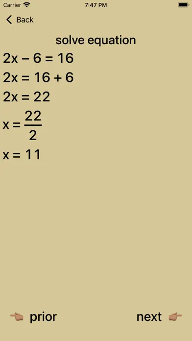 Captures d'écran de 20/20 Radical Equations