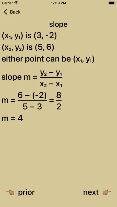 20/20 Straight Line Equations Screenshots