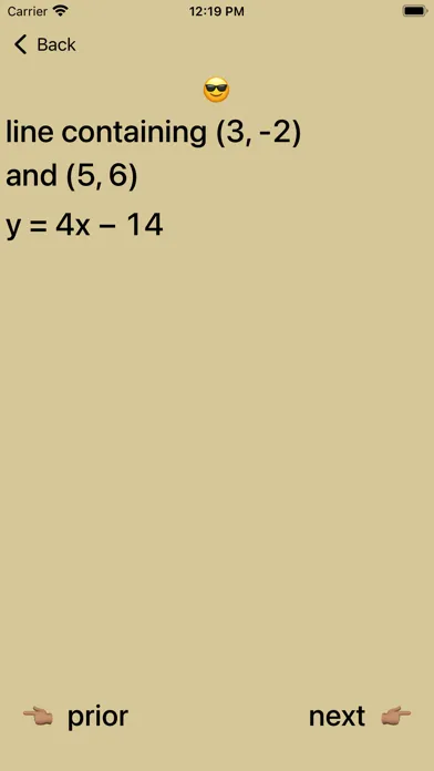 20/20 Straight Line Equations Screenshots