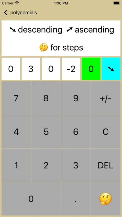 Even and Odd Polynomials Screenshots