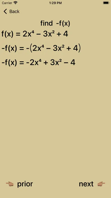 Even and Odd Polynomials Screenshots