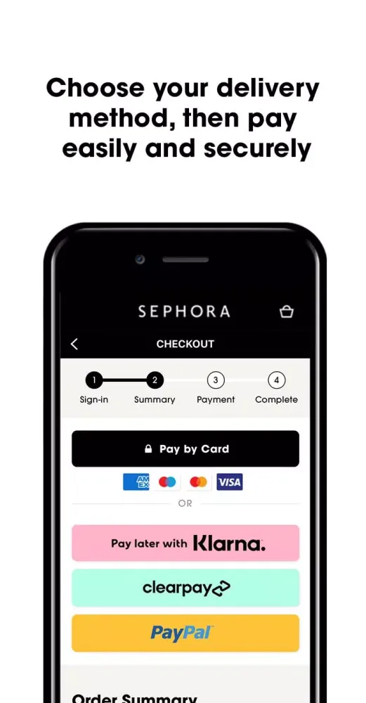 Sephora Screenshots