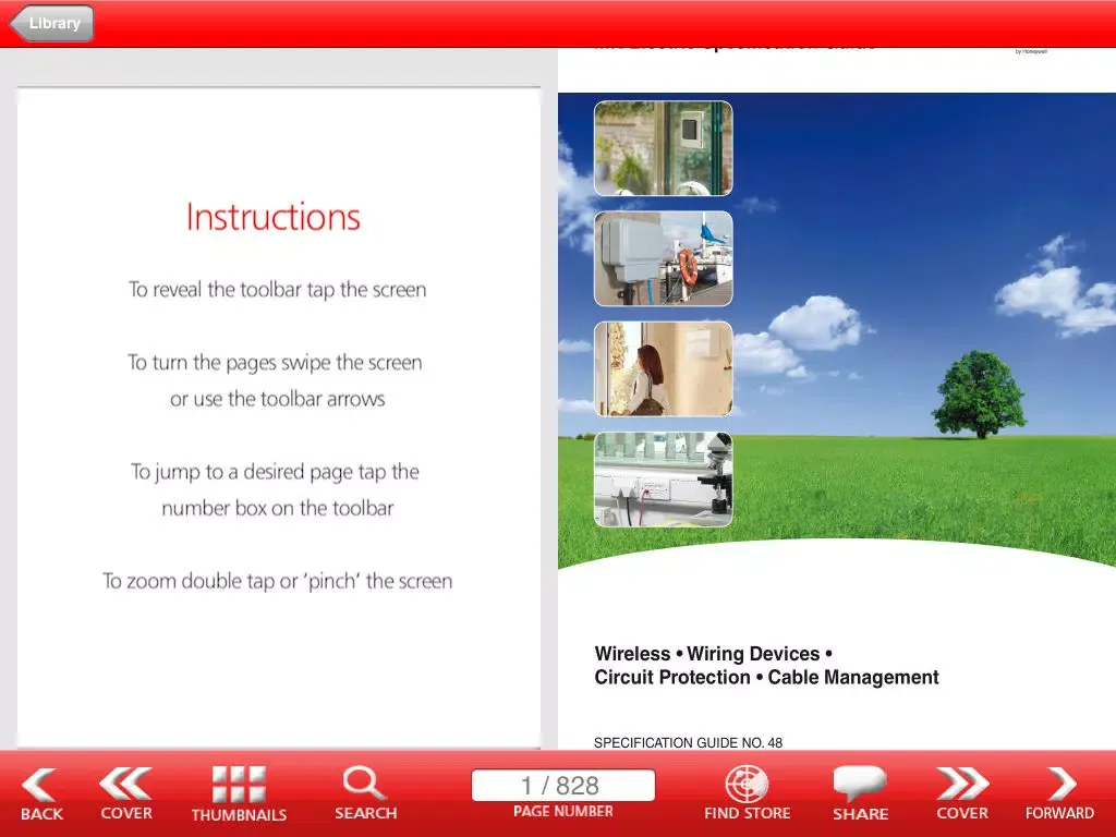 Скриншоты Honeywell ED&S Library iPad 