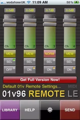 Tangkapan layar 01v96 Remote LE
