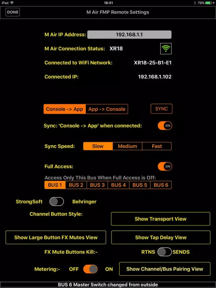 تصاویر M Air FMP Remote iPad 