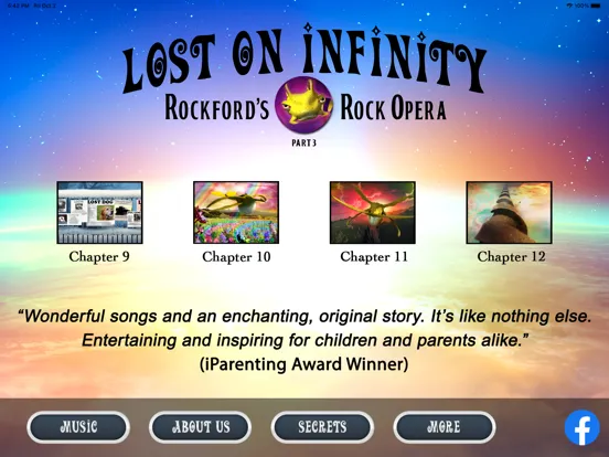 Lost on Infinity – Audiobook 3 iPad  Screenshots