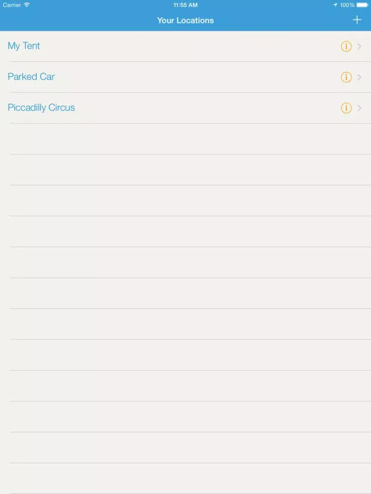 صور Tent Finder - V Festival, Camping & Car Locator iPad 