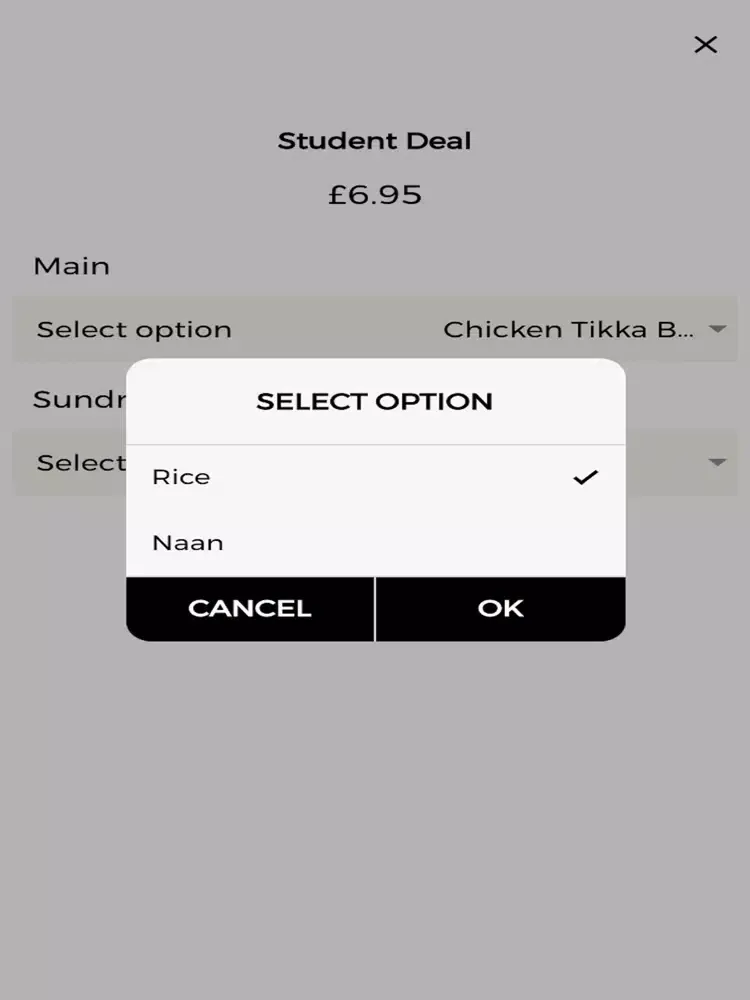 Tangkapan skrin Tarafdars iPad 