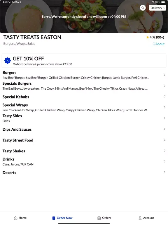 Capturas de tela do TASTY TREATS EASTON iPad 