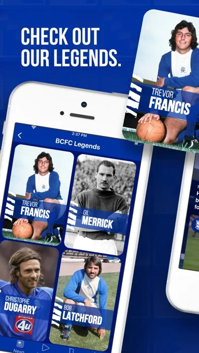 Capturas de tela do Birmingham City