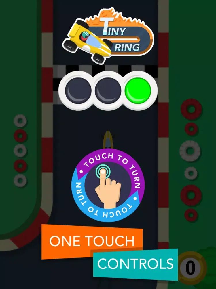 Tiny Ring : one-touch racing challenge iPad  スクリーンショット