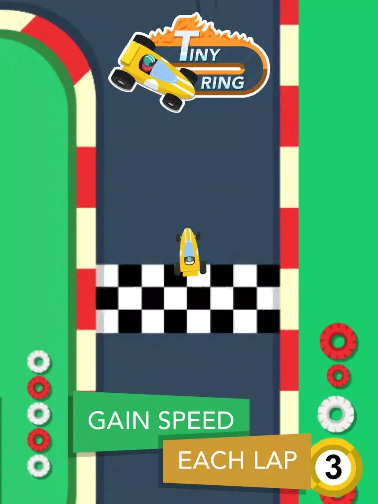 Tiny Ring : one-touch racing challenge iPad  スクリーンショット