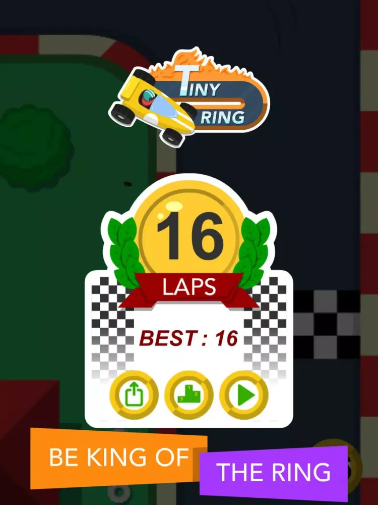 Tiny Ring : one-touch racing challenge iPad  スクリーンショット