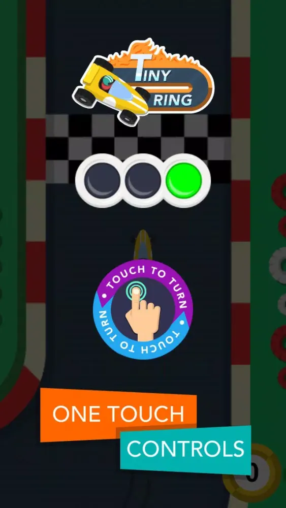 Tiny Ring : one-touch racing challenge スクリーンショット
