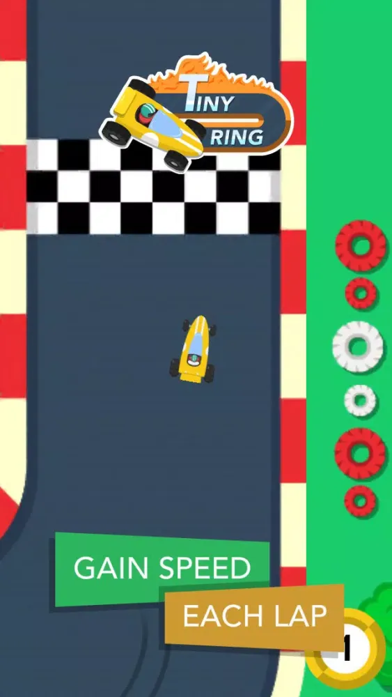 Tiny Ring : one-touch racing challenge スクリーンショット