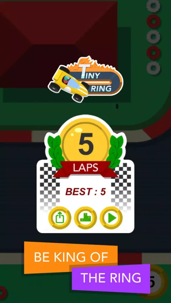 Tiny Ring : one-touch racing challenge スクリーンショット