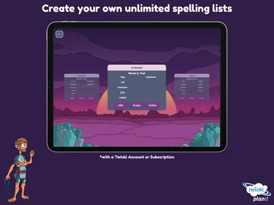 Capturas de pantalla de Twinkl Spelling Bee iPad 